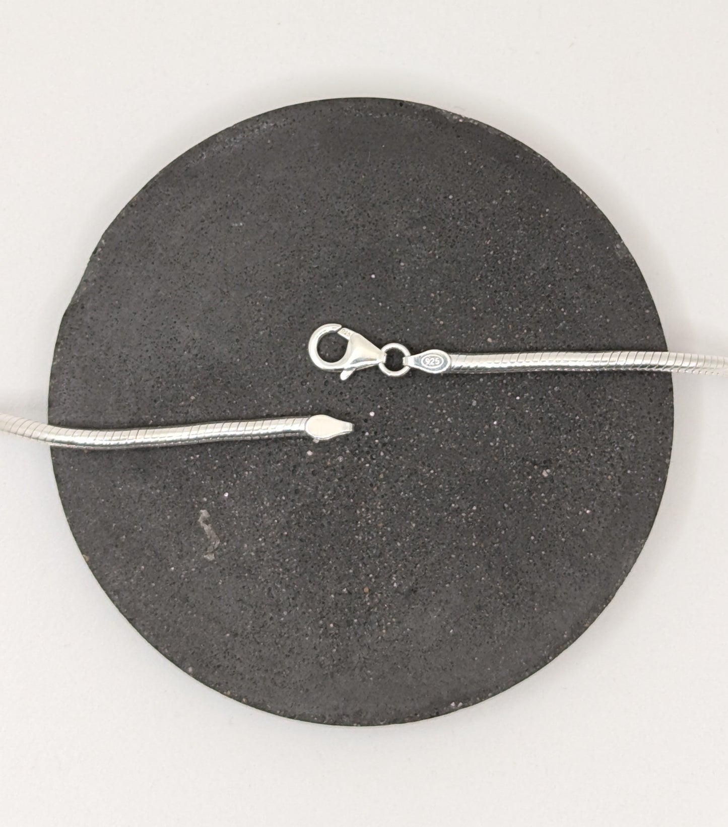 CADENA SERPIENTE DE PLATA 925 - 2.5 MM MACIZA