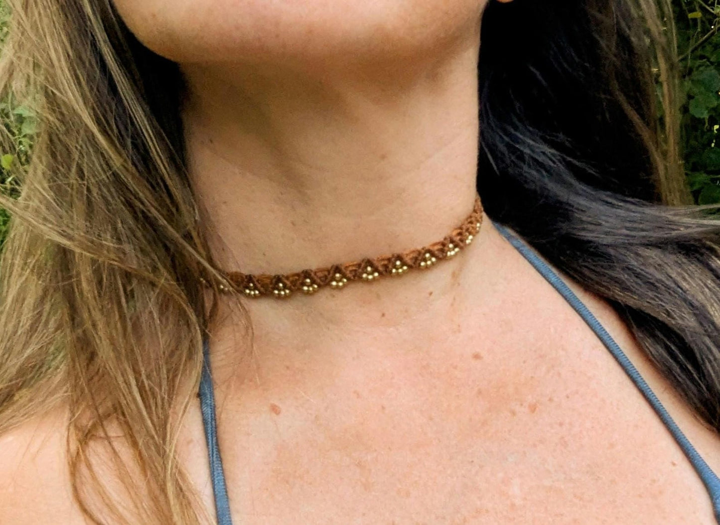 Choker de Macramé