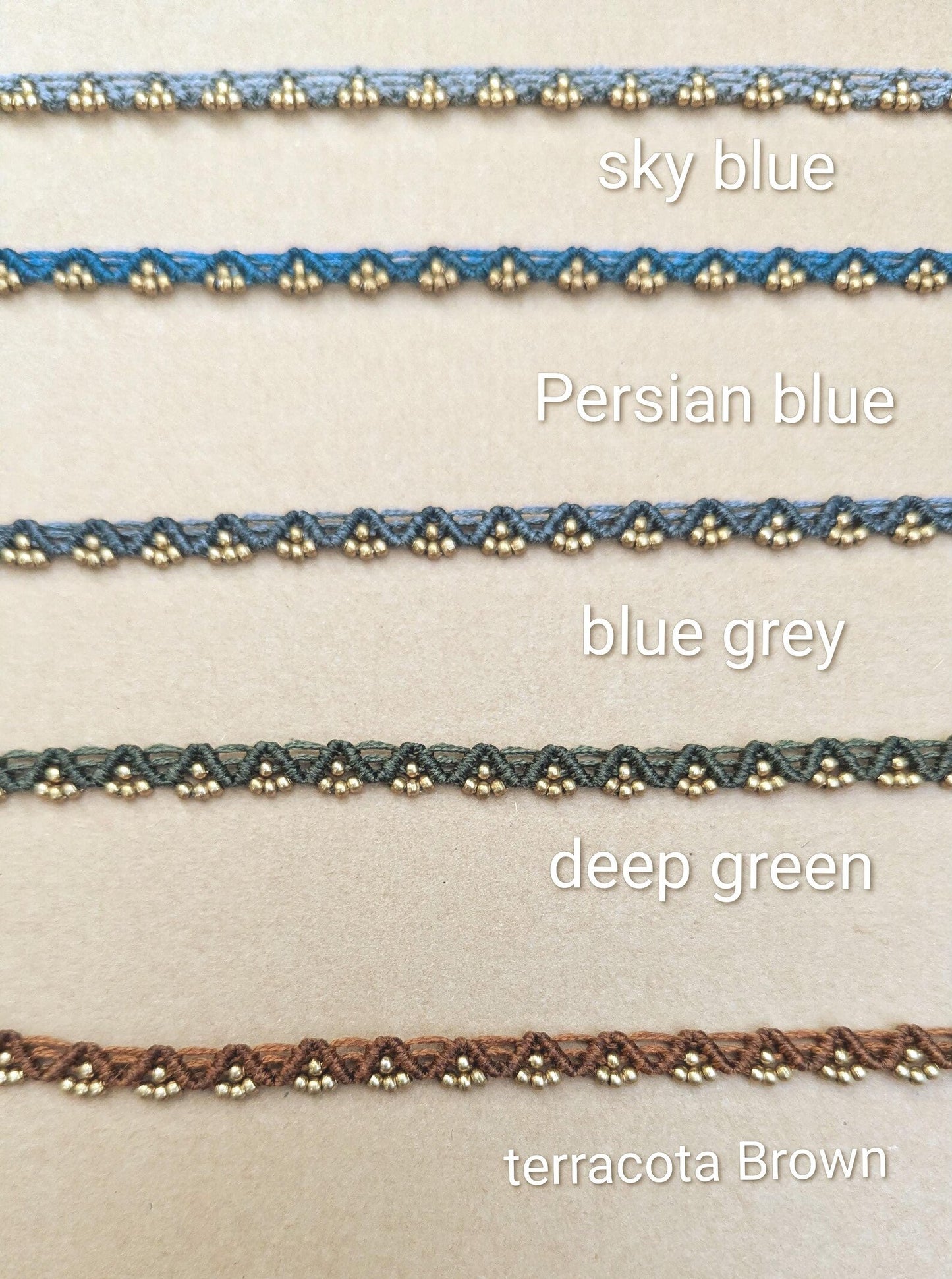 Choker de Macramé