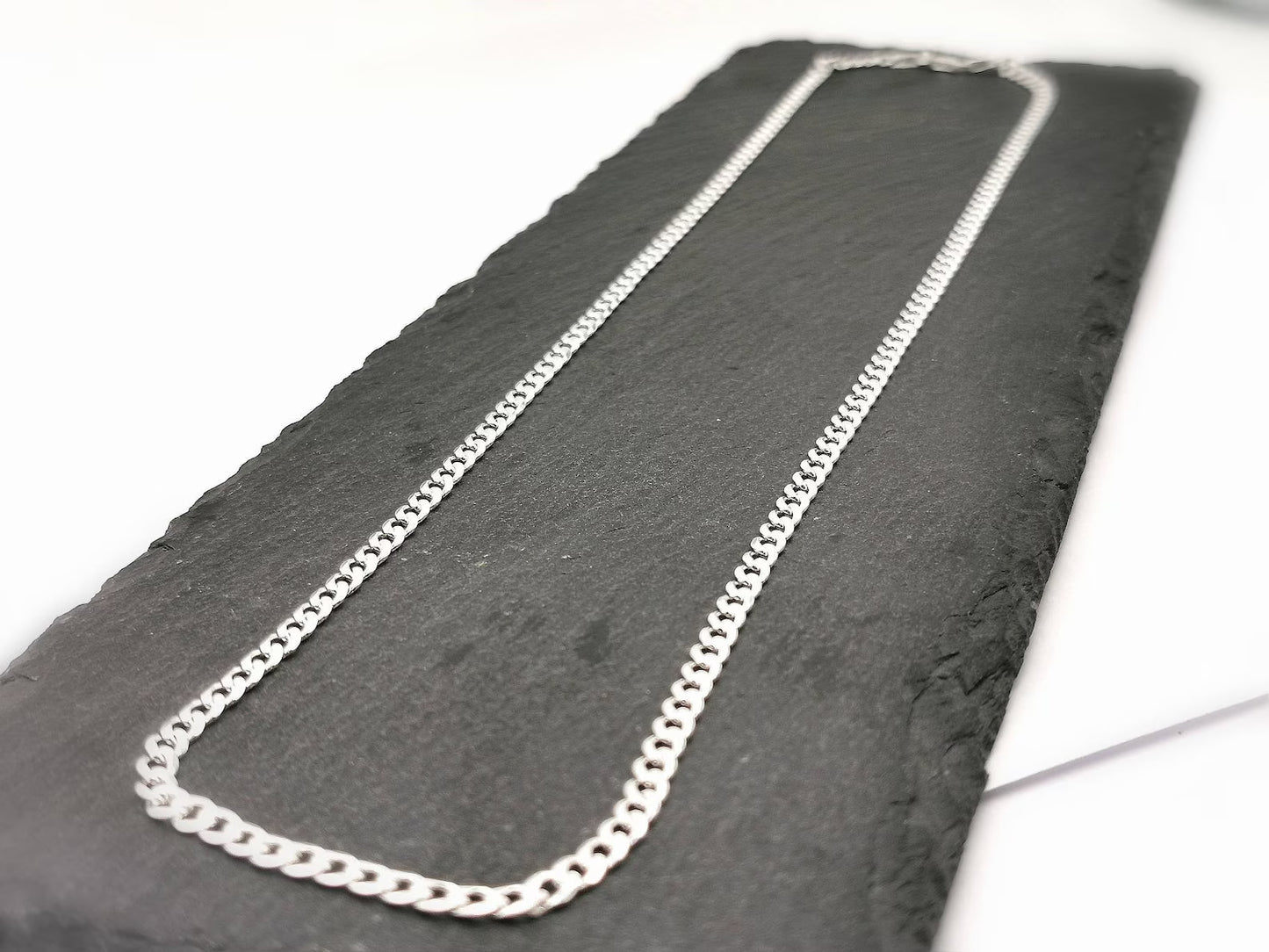 CADENA CUBANA DE PLATA 925 – DISEÑO CLÁSICO