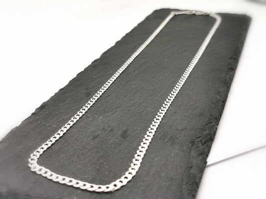 CADENA CUBANA DE PLATA 925 – DISEÑO CLÁSICO