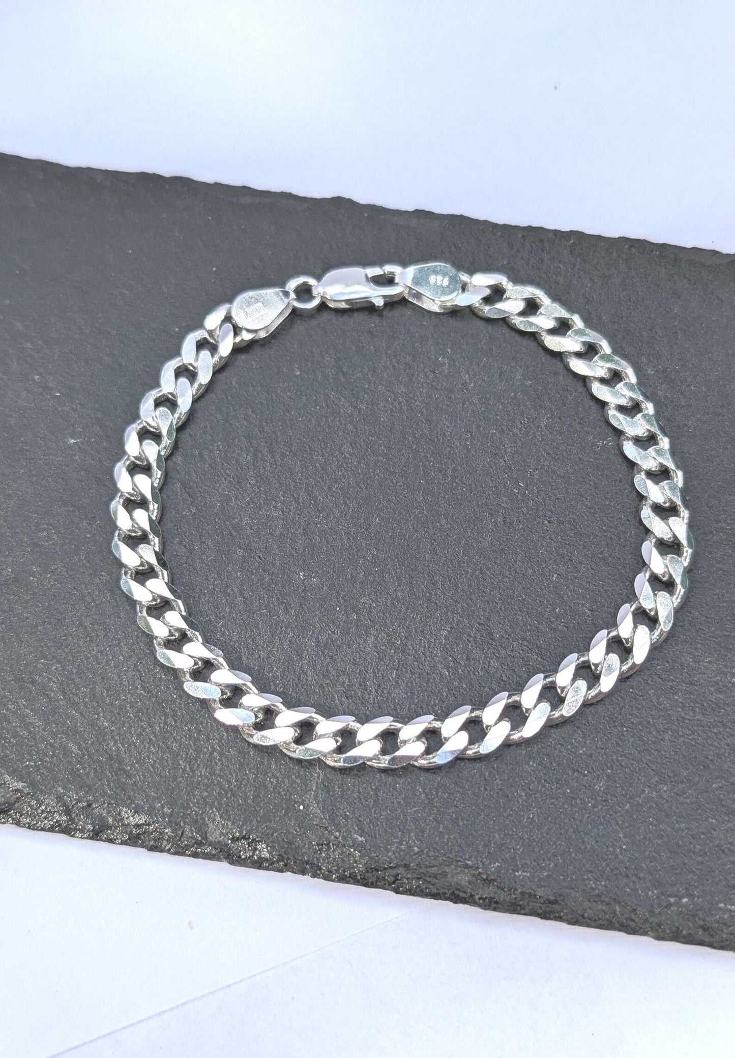 Pulsera plata 925 Estilo cubano hombre