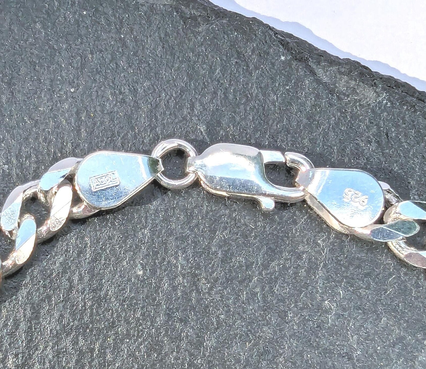 Pulsera plata 925 Estilo cubano hombre