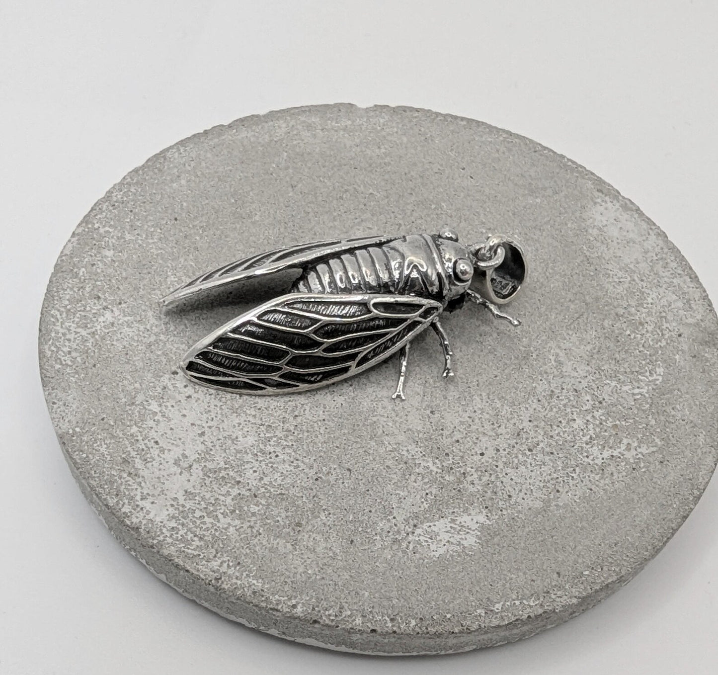 Colgante Cigarra en Plata 925 – Inspirado en la Naturaleza