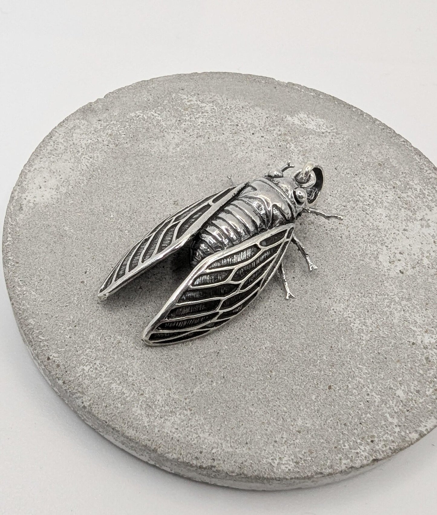 Colgante Cigarra en Plata 925 – Inspirado en la Naturaleza