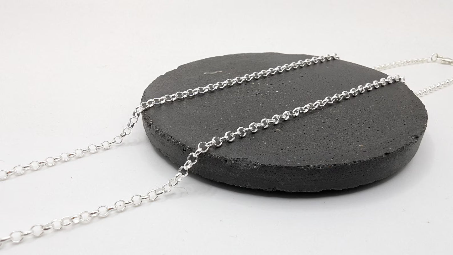 Cadena Rolo de Plata 925 Artesanal