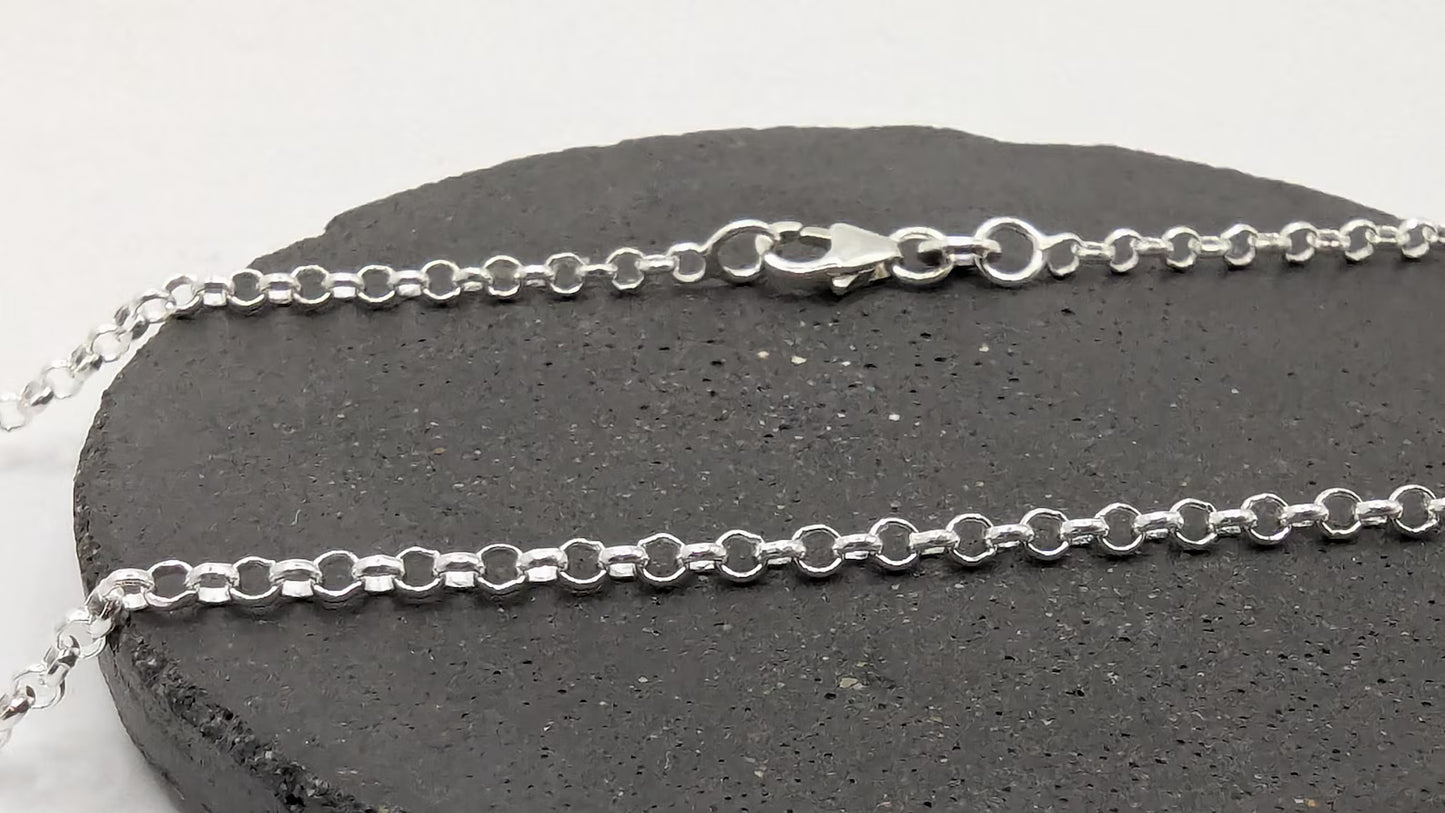 Cadena Rolo de Plata 925 Artesanal