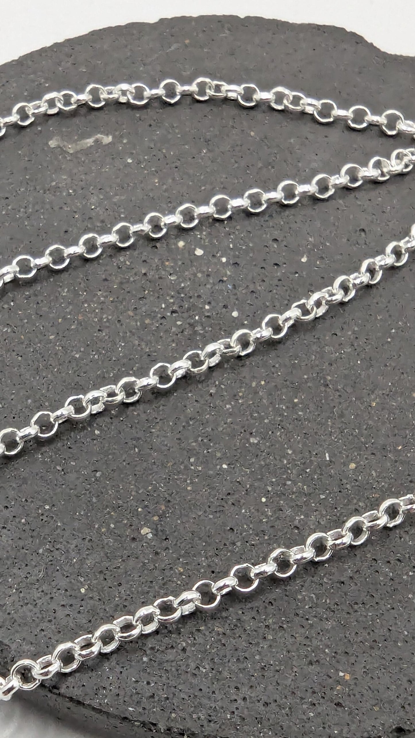Cadena Rolo de Plata 925 Artesanal