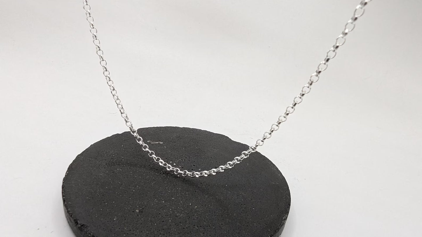 Cadena Rolo de Plata 925 Artesanal