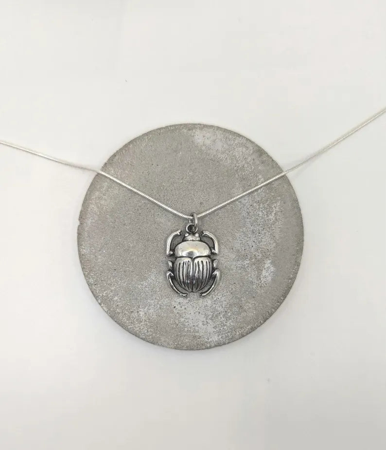 Colgante Escarabajo en Plata 925