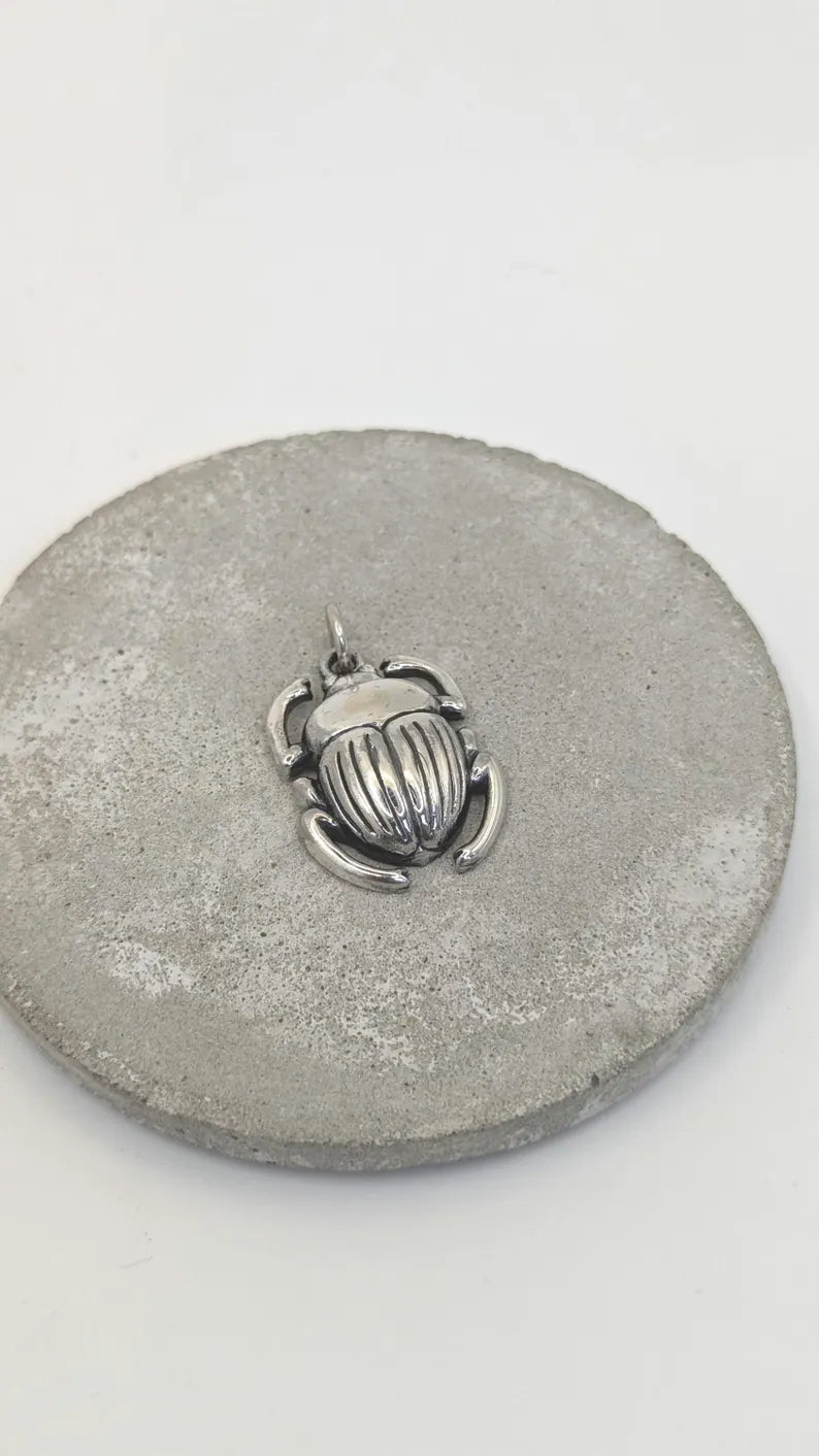Colgante Escarabajo en Plata 925