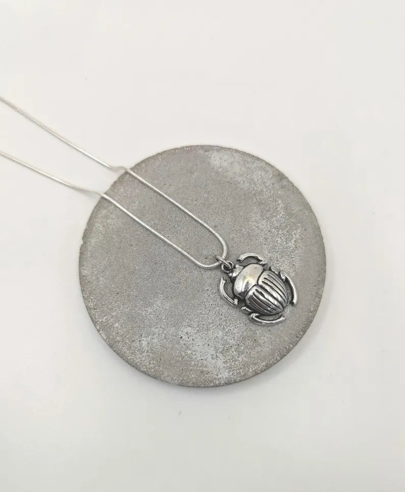 Colgante Escarabajo en Plata 925