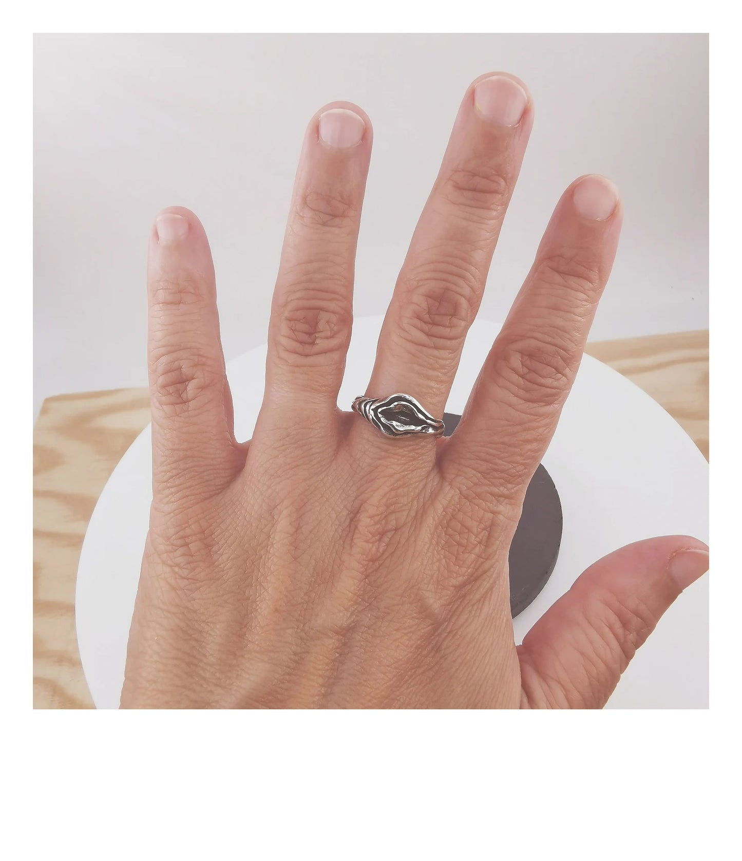 Anillo Unisex Vulva de Plata 925